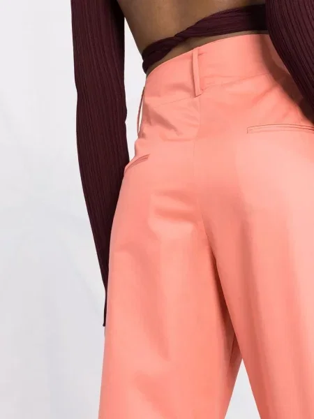 Kalhoty Isabel Marant oranžové