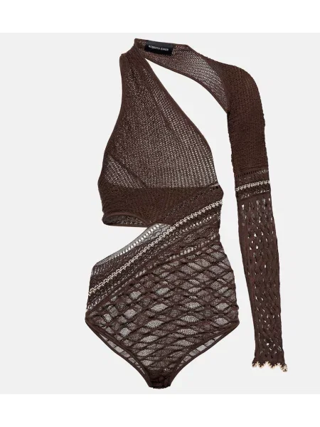 Pleteni bodi Roberta Einer smeđa