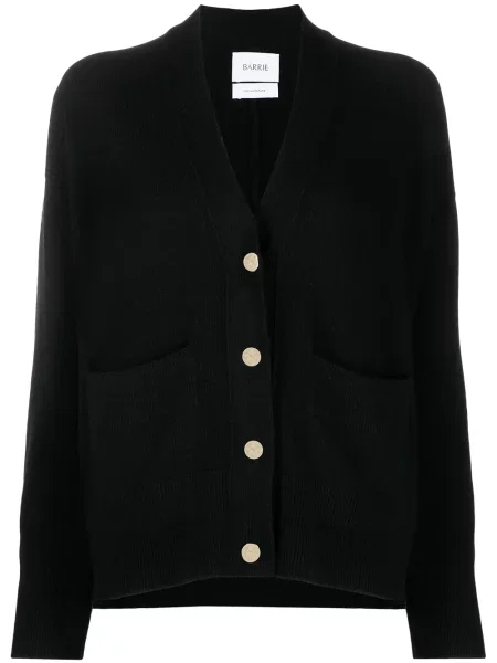 Cardigan Barrie din cașmir negru