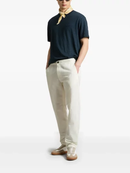 Pantaloni Woolrich de in alb