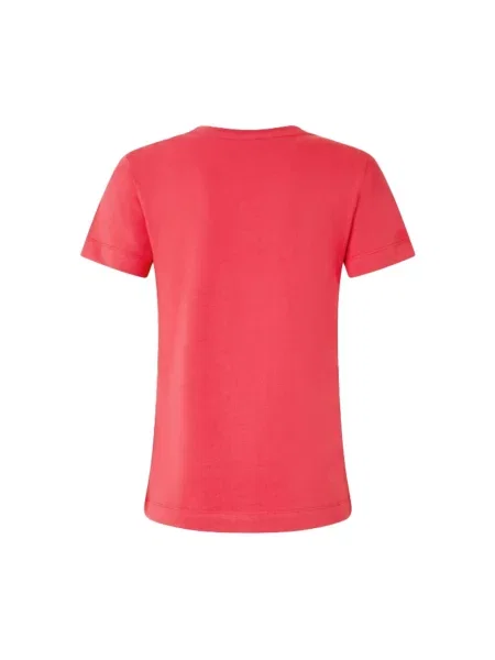 PINKO Koszulki Kobieta XS Elegant Logo Tee czerwony