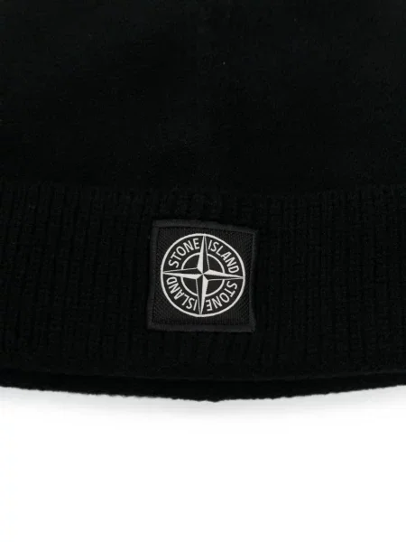 Căciulă Stone Island cu strasuri negru