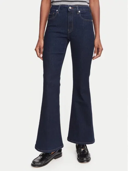 Tommy Hilfiger Blugi Luna Bleumarin Flare Fit