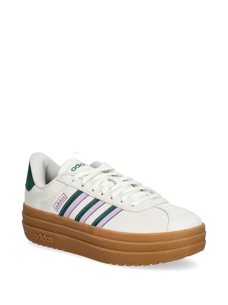 Бягане панталон Adidas на платформе с принт розово