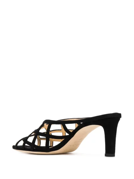 Papuci tip mules Jimmy Choo negru