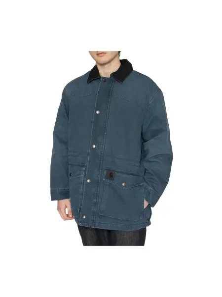 Kurtka Carhartt Wip niebieska