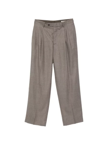 Pantaloni Auralee de lână maro