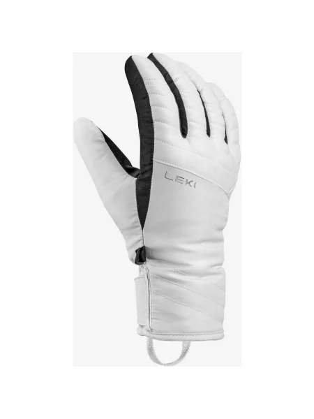 Rękawice Leki Sveia Zero GORE-TEX czarne 6 białe