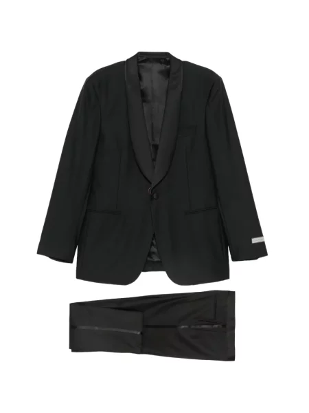 Costum Canali cu rever negru