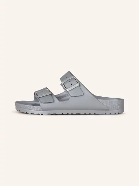 Klapki BIRKENSTOCK Arizona EVA Narrow metallic silver srebrne