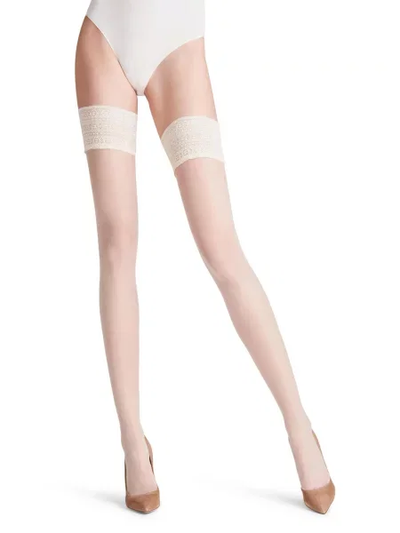 ISSA Plus Панчохи без підкладки білий