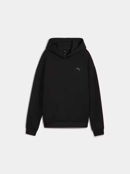 Худі PUMA W Cloudspun Hoodie комбінований верх чорний