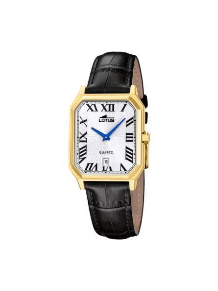 Lotus Analogové hodinky Date watch Square Series' černá