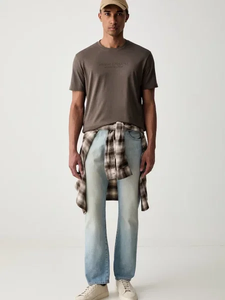Armani Exchange Tricou maro