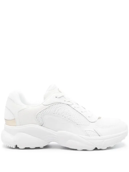 Sneakerși Michael Michael Kors din jacard alb