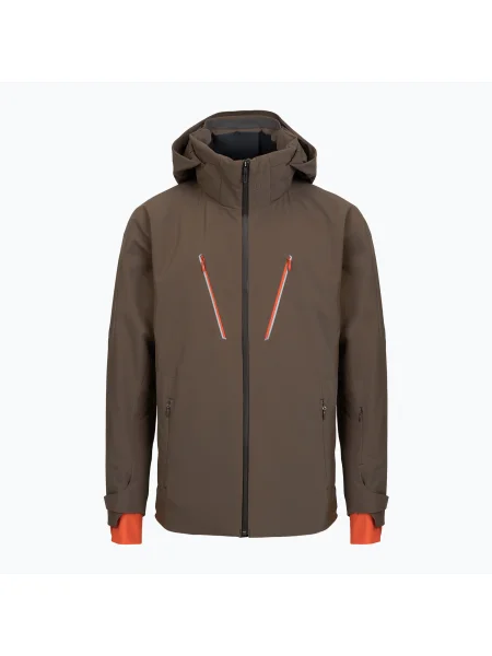 Мъжко скиорско яке Descente Caden bark brown кафяво