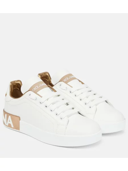 Sneakerși Dolce&gabbana din piele alb