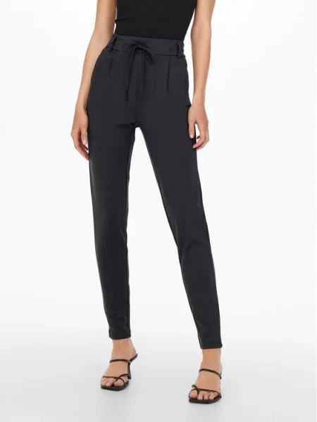 ONLY Текстилни панталони Poptrash Тъмносин