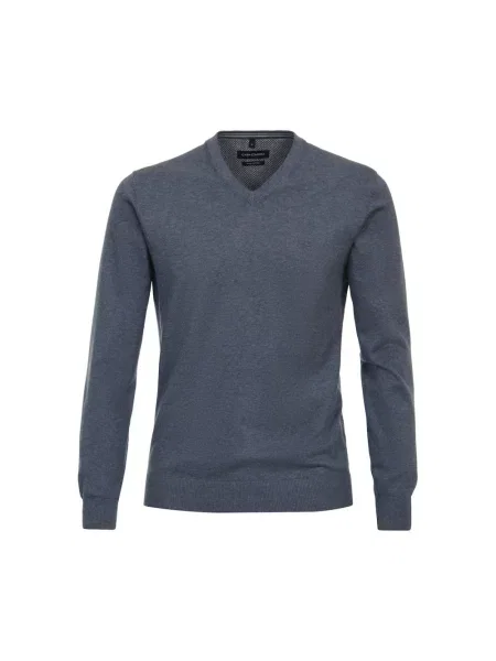 Dzianinowy sweter Casa Moda niebieski