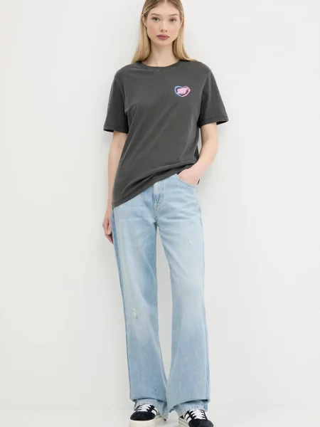 Tommy Jeans jeansy high waist niebieskie