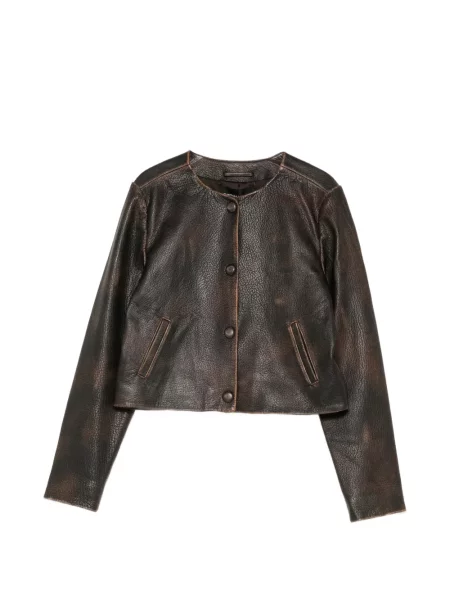 Geanta de piele Cynthia Rowley maro
