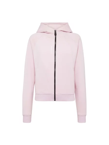 Sweter Plein Sport z kapturem różowy