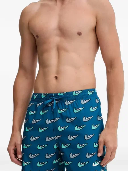 Slip de baie Nike alergare cu autograf cu glugă roșu
