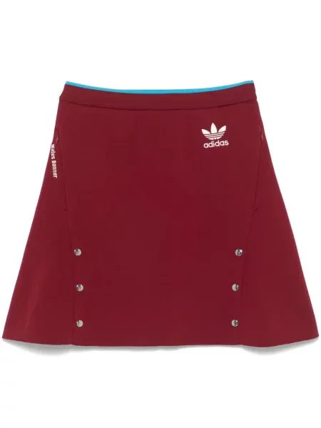 Dzianinowa midi kamizelka Adidas brązowa