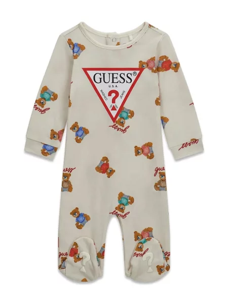 Guess kombinezon za bebe od pamuka bež
