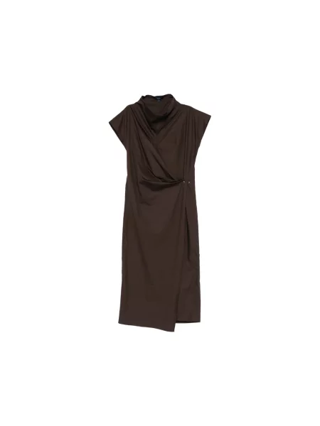 Sukienka Soeur garniturowa brązowa