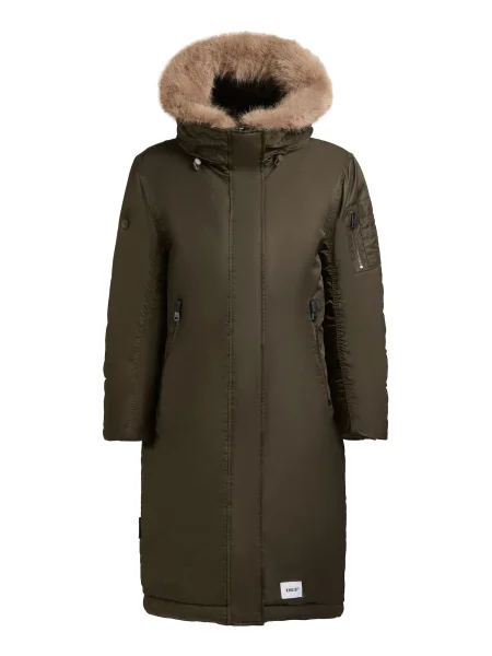 Khujo Geacă de iarnă Oliva închis verde