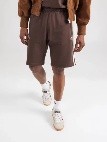 ADIDAS ORIGINALS Nohavice PARIS / biela hnedá