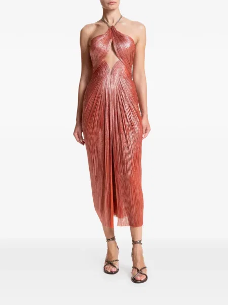 Rochie midi Maria Lucia Hohan portocaliu