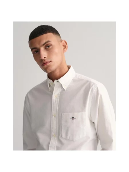 Koszula Gant Classic Oxford biała