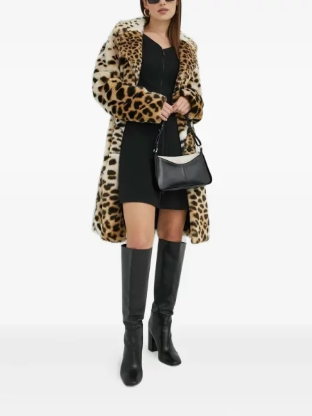 Mała sukienka mini Trussardi z rękawami 3/4 garniturowa czarna