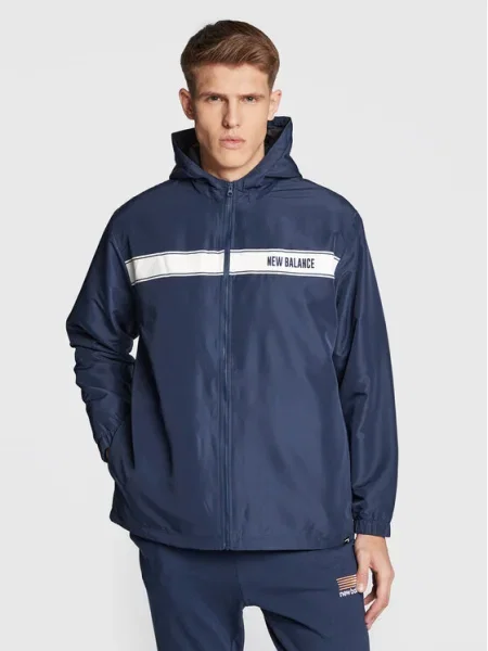 New Balance Átmeneti kabát Sötétkék