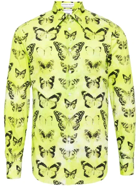 Риза Stain Shade с принт зелено