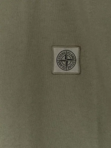 Tricou Stone Island cu strasuri verde