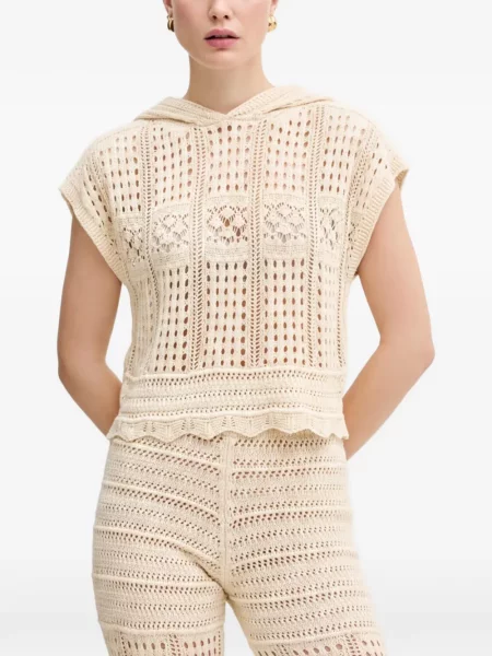 Top Twinset cu glugă