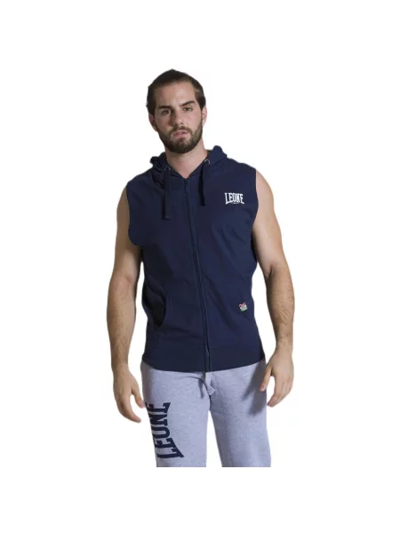 Hanorac din fleece Leone 1947 din fleece albastru