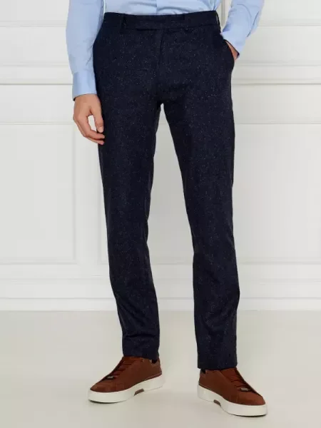 Tommy Hilfiger Chino nadrág Denton gyapjú hozzáadásával kék