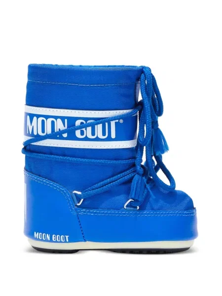Botki dziecięce Moon Boot niebieskie
