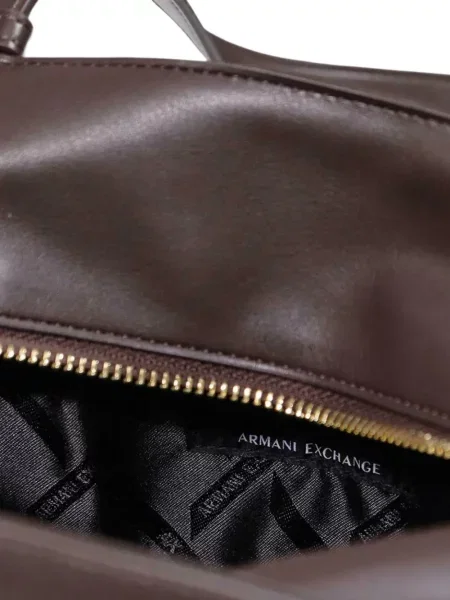 Raštuota dirželis rankinė Armani Exchange ruda