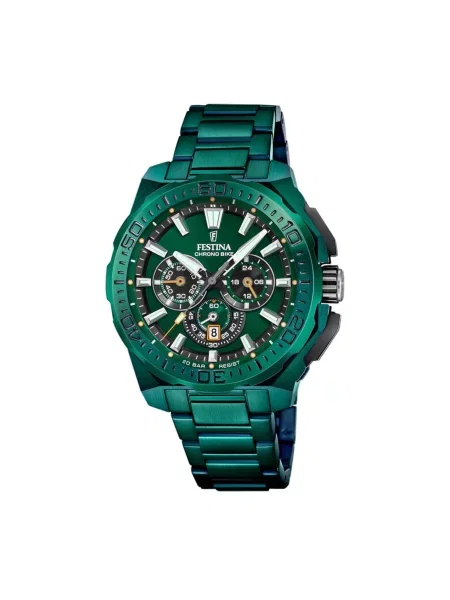FESTINA Analogové hodinky Chronograph Special Editions' zelená