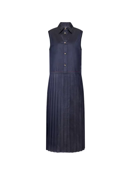 Rochie midi Thom Browne albastru
