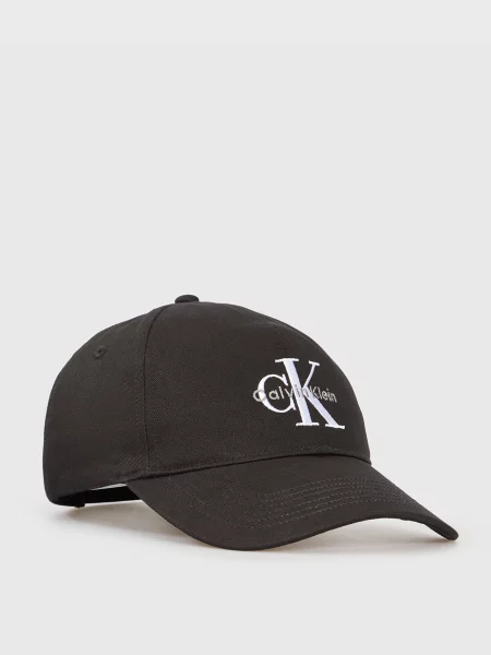 Вишита кепка Calvin Klein Jeans чорна
