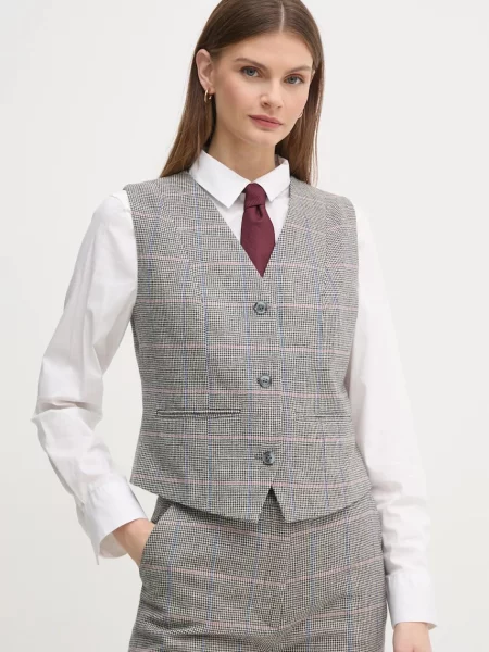 Vestă denim Pepe Jeans gri