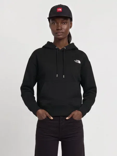 The North Face Oversized Mikina S Kapucí Tnf™ Essential Simple Dome černá
