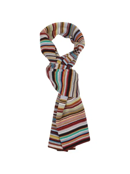 Fular Paul Smith cu dungi maro