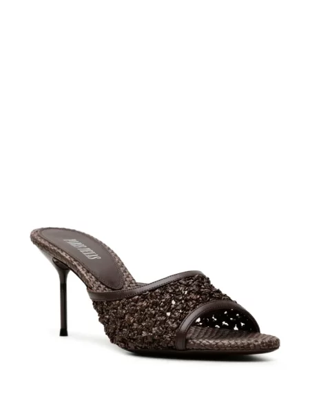 Papuci tip mules Paris Texas maro